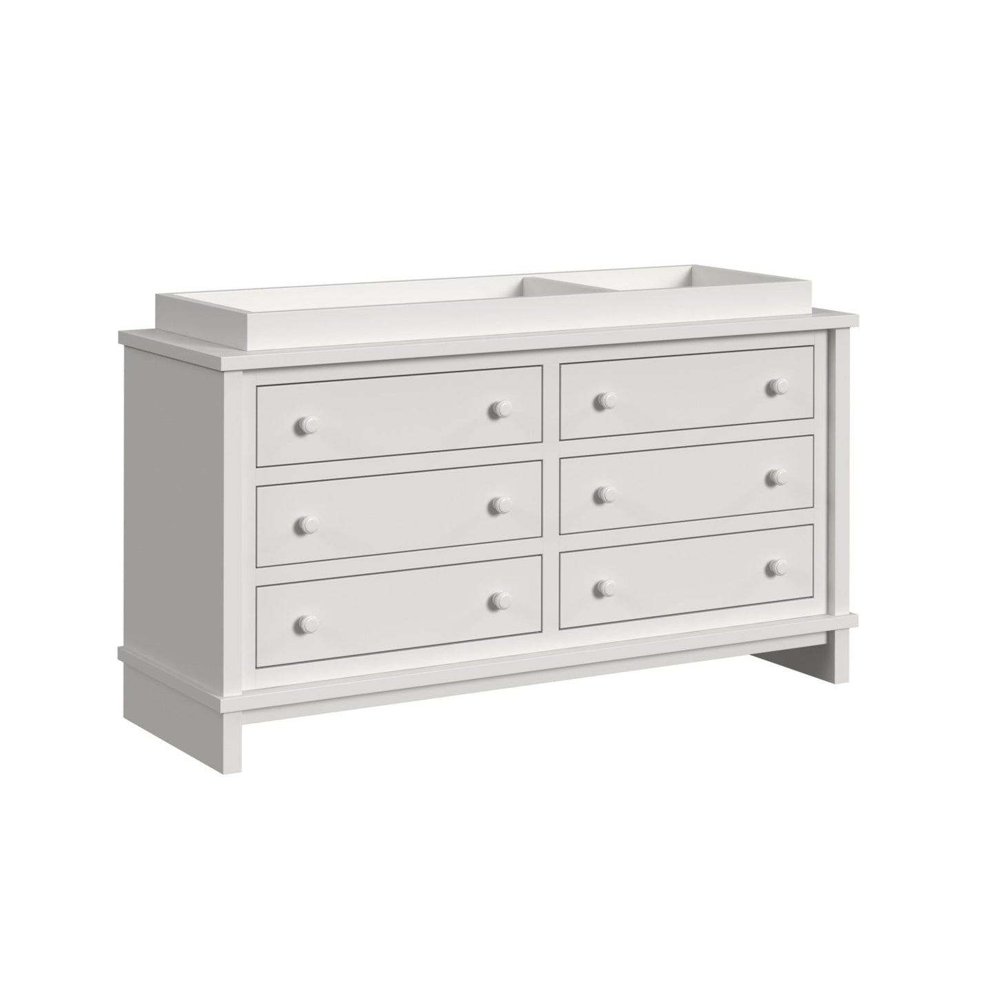 Wyller Dresser and Topper in White