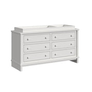 Wyller Dresser and Topper in White
