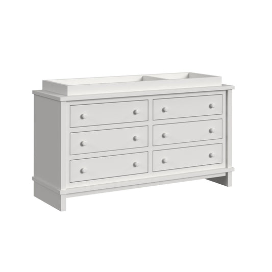 Wyller Dresser and Topper in White