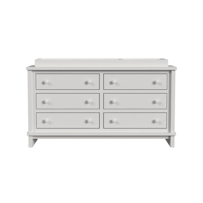Wyller Dresser and Topper in White