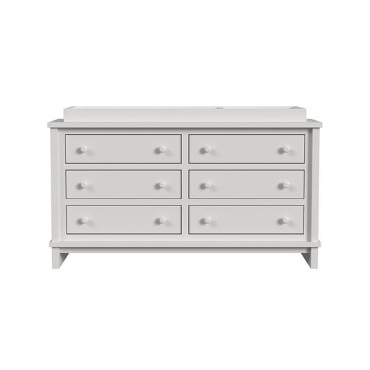 Wyller Dresser and Topper in White