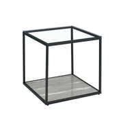Yasmin 2PC Occasional Table Set in Grey-Coffee Table & End Table