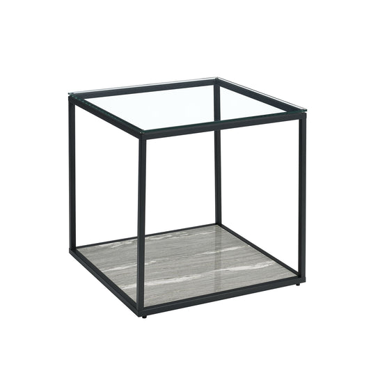 Yasmin End Table in Grey