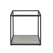 Yasmin End Table in Grey