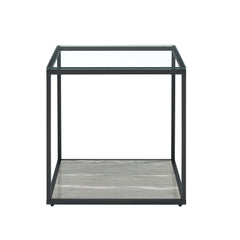 Yasmin End Table in Grey