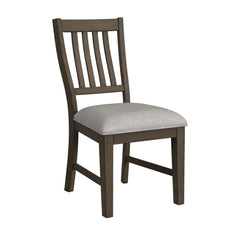 Yellowstone 7PC Standard Height Dining Set in Medium Brown-Table, Four Chairs and Two Host Chairs