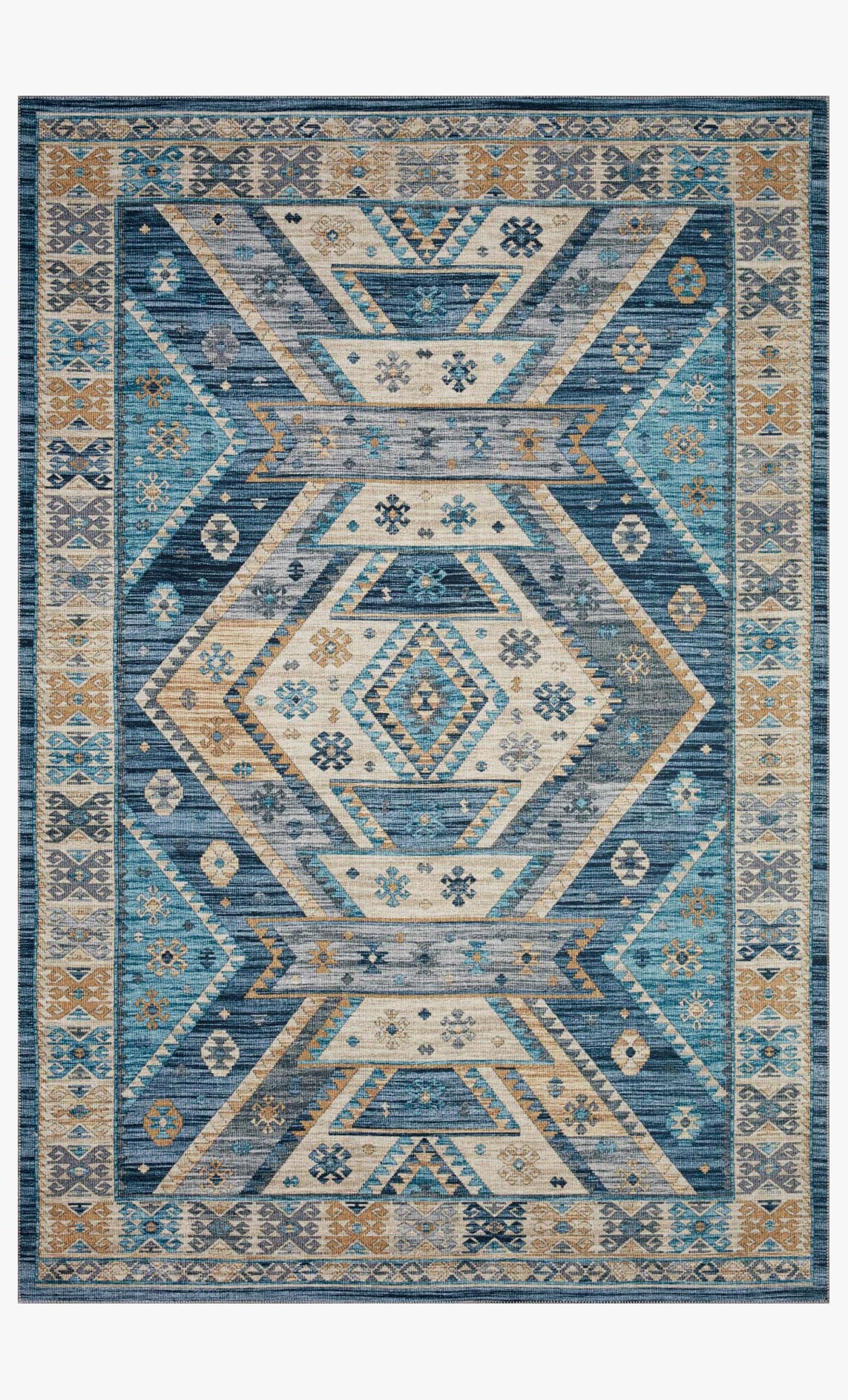 Loloi Zion ZIO-02 Océano/Oro