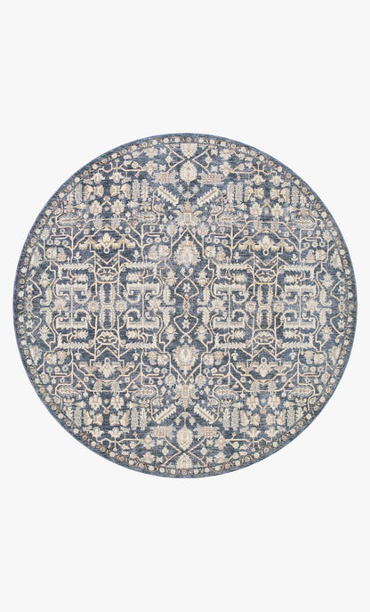 Amber Lewis x Loloi Zuma ZUM-02 Blue / Ivory