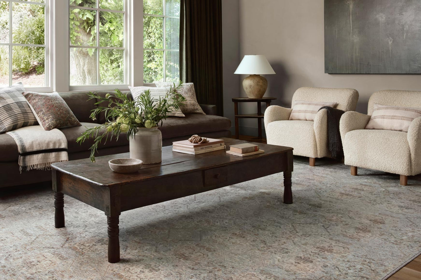 Amber Lewis x Loloi Zuma ZUM-05 Silver / Multi