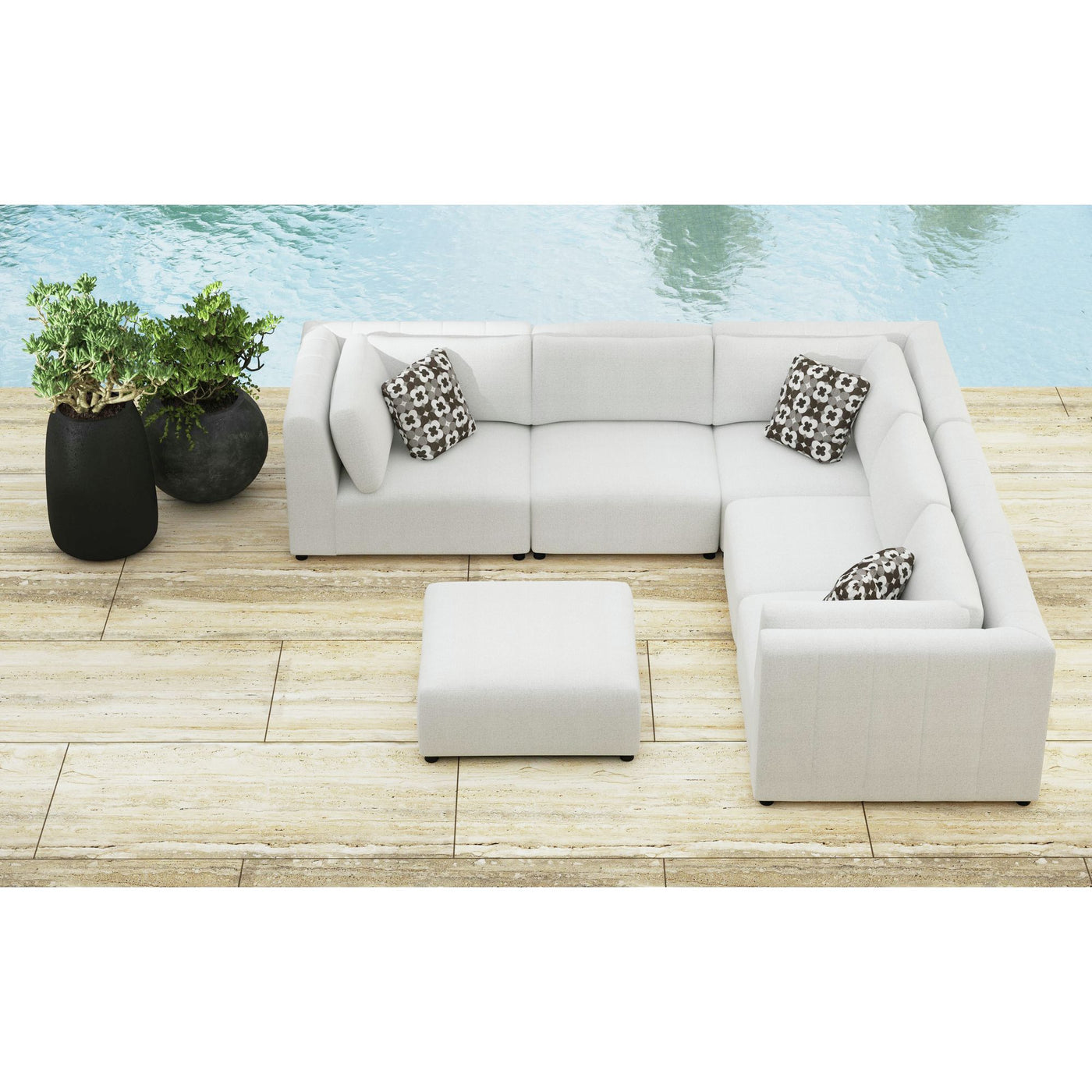 Zandara Modular Corner - Olefin Beige