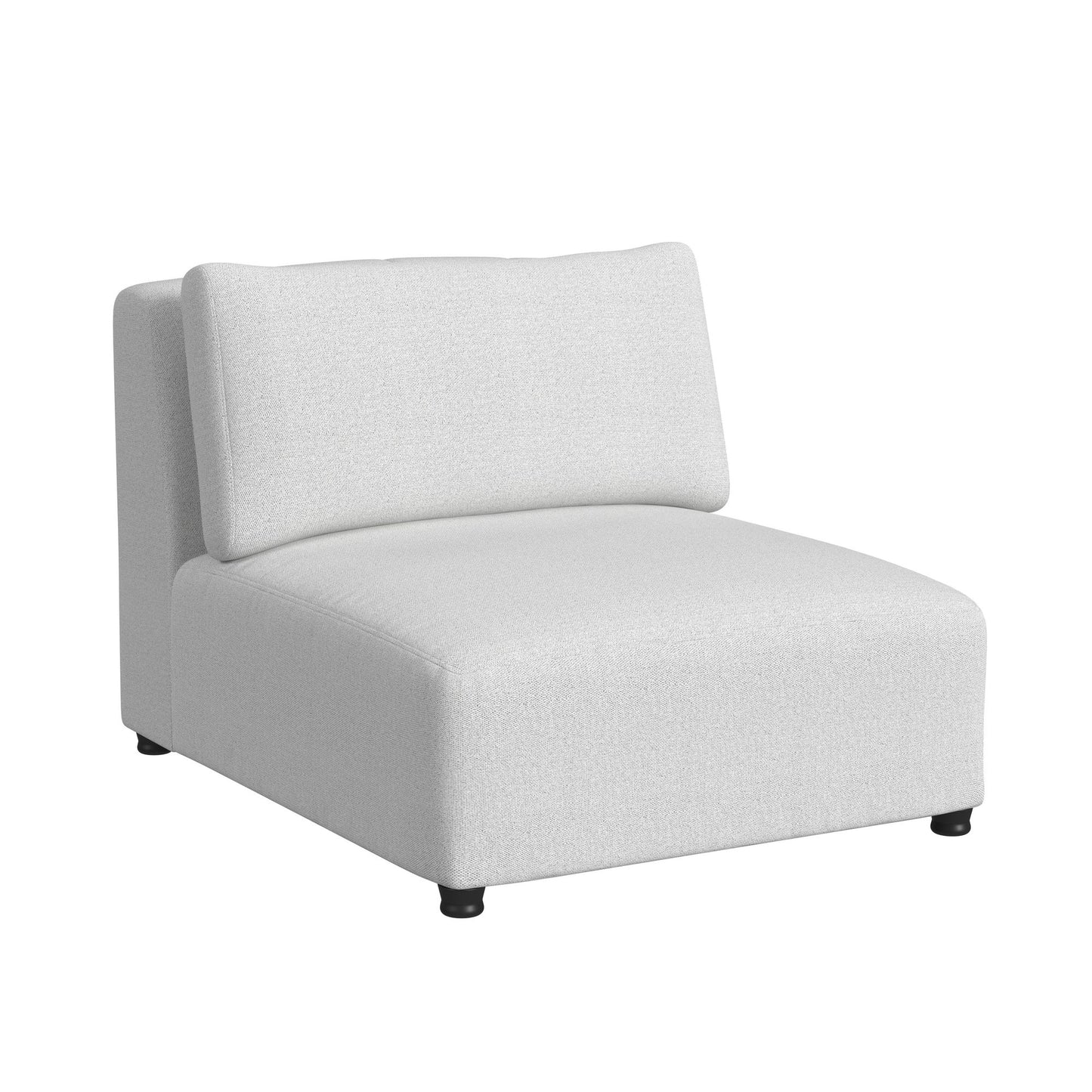 Zandara Modular Armless Chair - Olefin Beige