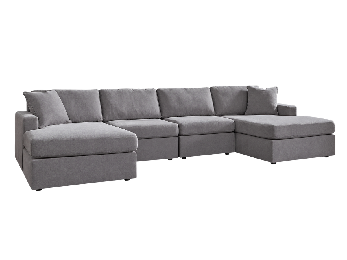Modmax 4-Piece Nuvella™ Double Chaise Sectional