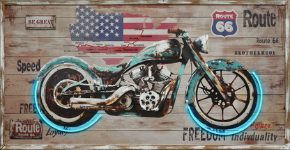 Route Freedom Hand-embellished LED in Frame