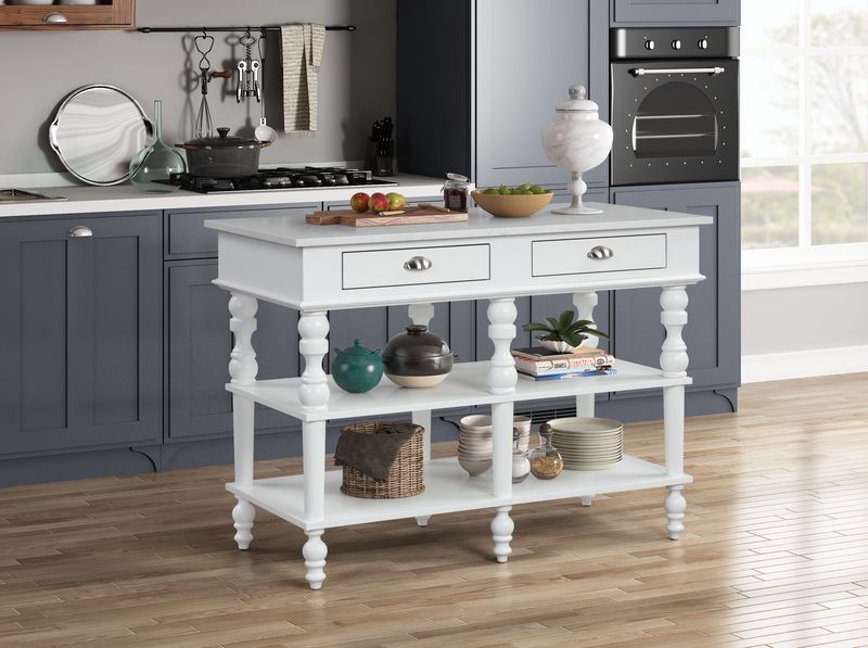 Isla de cocina Rorratt de 2 cajones