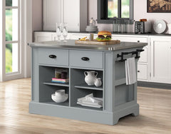 Isla de cocina Urrur de 2 cajones