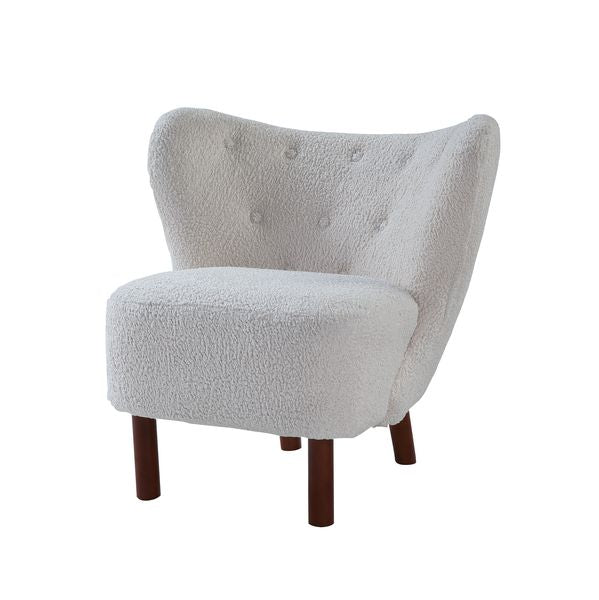 Silla decorativa tapizada Zusud de 31" de ancho