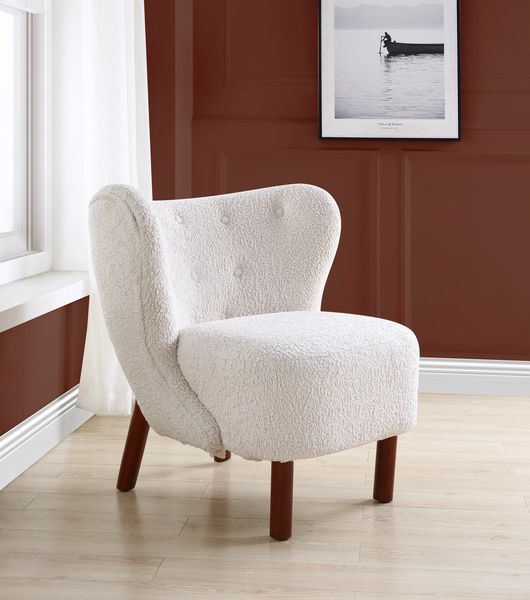 Silla decorativa tapizada Zusud de 31" de ancho