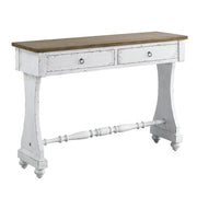 Consola rectangular Carminda con 2 cajones