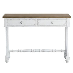 Consola rectangular Carminda con 2 cajones