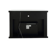 Chimenea Glam Noralie de 130 cm de largo x 99 cm de alto con LED