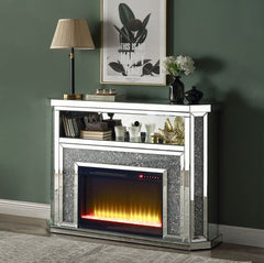Chimenea Glam Noralie de 130 cm de largo x 99 cm de alto con LED