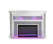 Chimenea Glam Noralie de 130 cm de largo x 99 cm de alto con LED