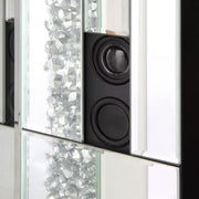 Chimenea Noralie Glam con Bluetooth e incrustaciones de diamantes falsos