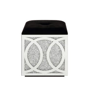 Otomana Noralie Glam con almacenamiento
