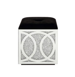 Otomana Noralie Glam con almacenamiento