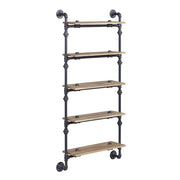 Estante de pared Brantley con 5 estantes