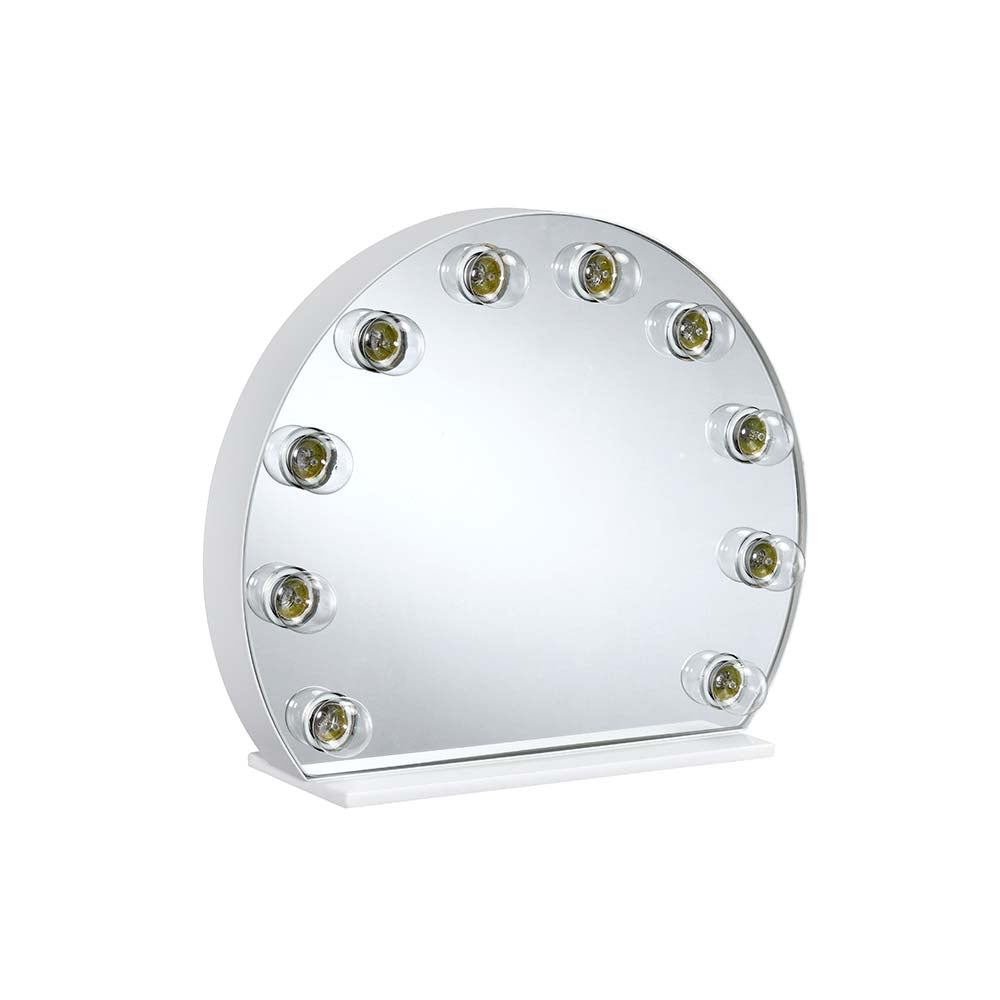 Espejo decorativo redondo Alma de 45 cm de largo x 38 cm de alto