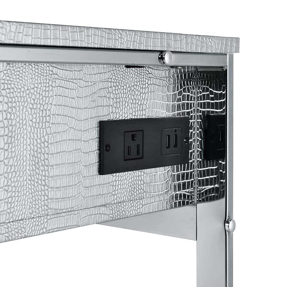 Myles 3 Drawers Vanity Set with USB