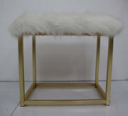 Adao 19"H Upholstered Vanity Mirror & Stool