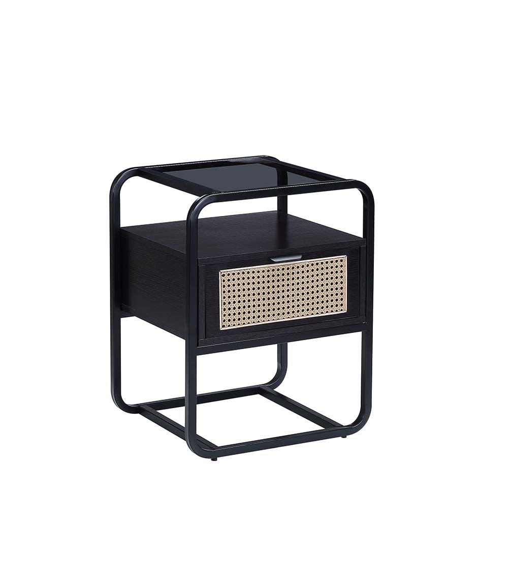 Mesa auxiliar rectangular Colson con 1 cajón