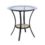 Juego de mesa y sillas redondas Colson de 24" de diámetro, 3 piezas