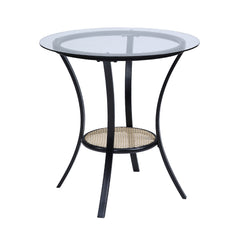 Juego de mesa y sillas redondas Colson de 24" de diámetro, 3 piezas