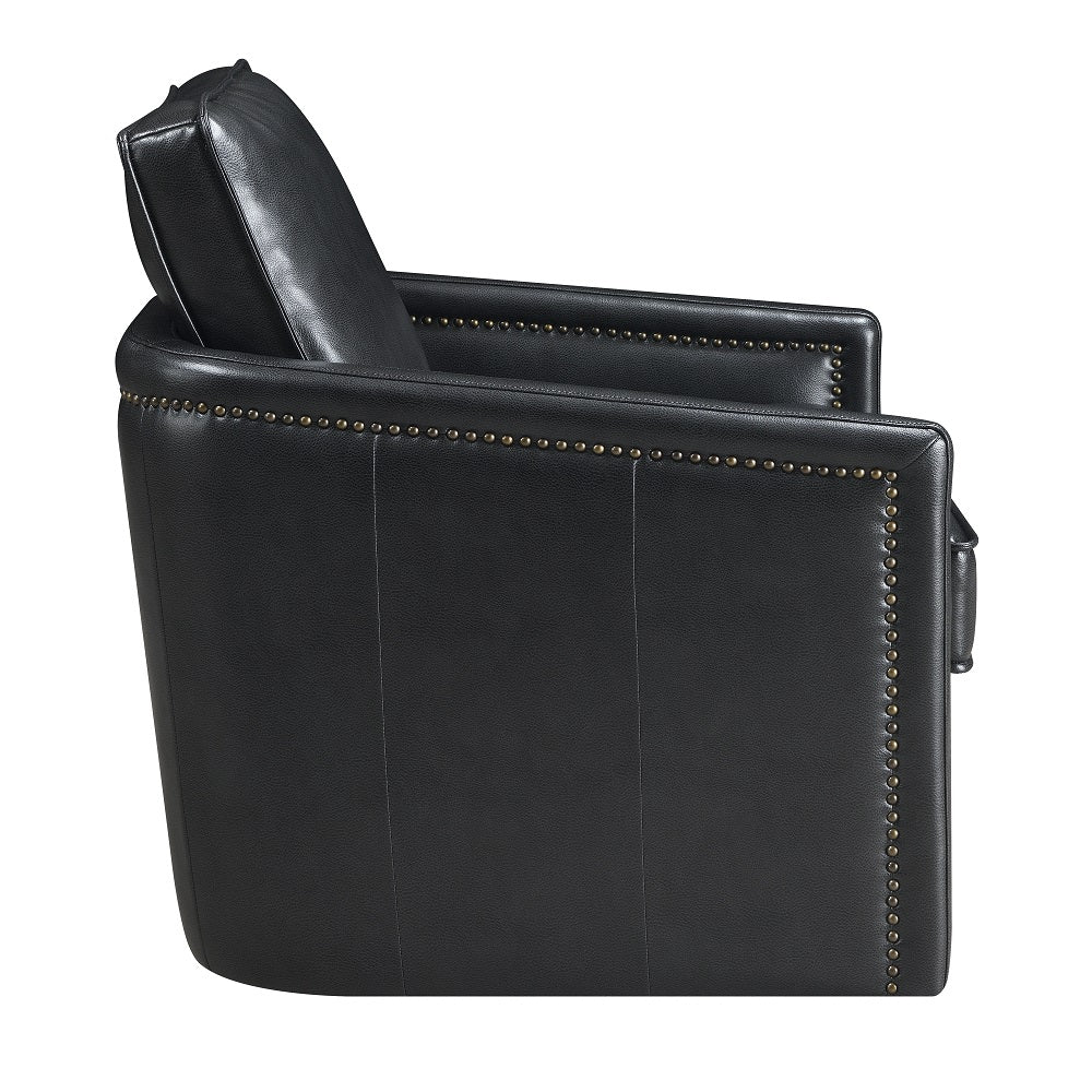 Silla decorativa Rocha de 30" de ancho con asiento giratorio