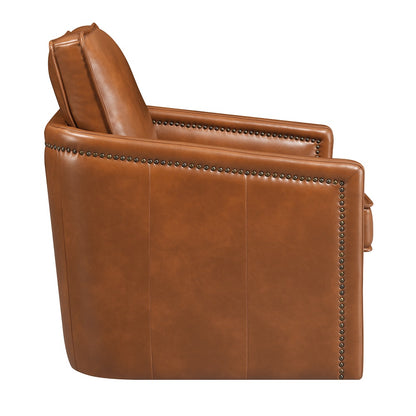 Silla decorativa Rocha de 30" de ancho con asiento giratorio