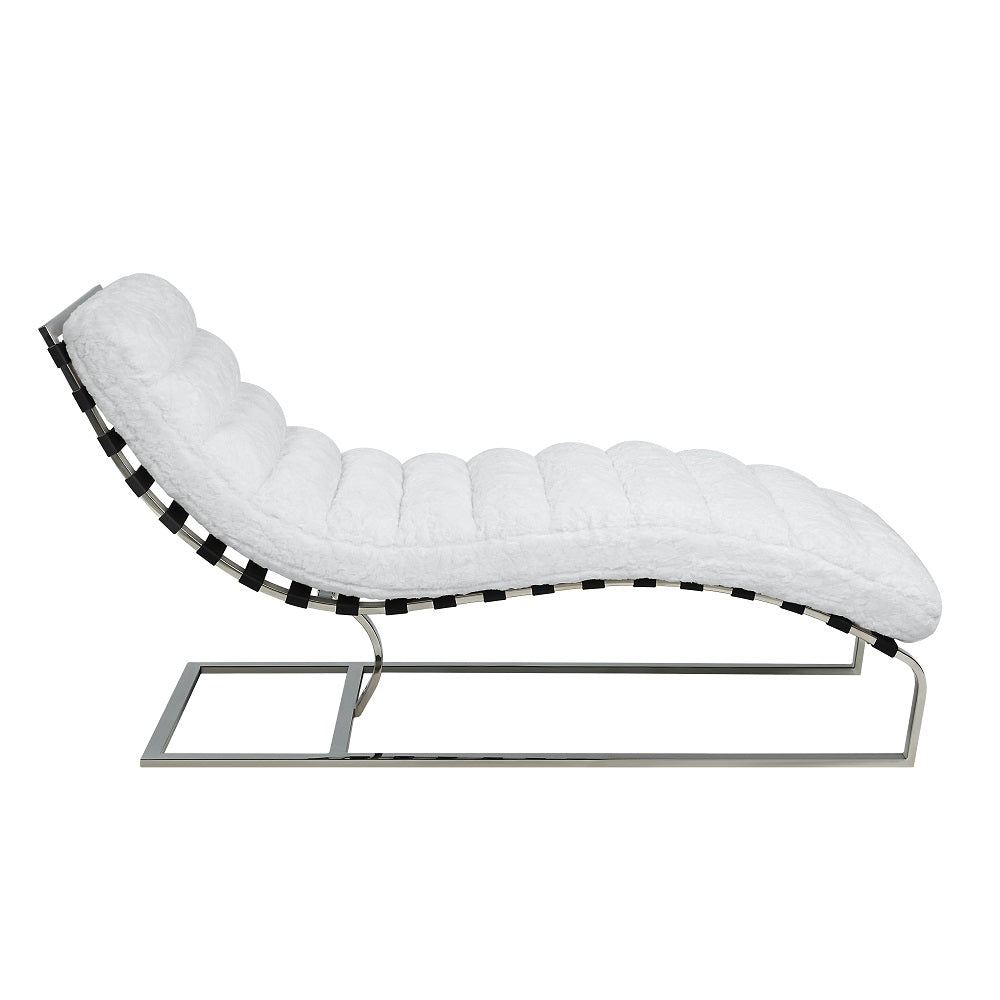Chaise longue con cojines extraíbles Qortini