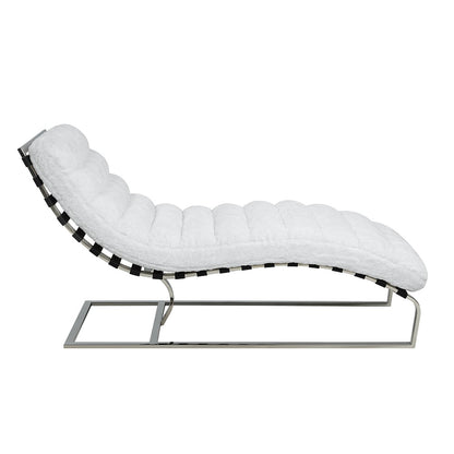 Chaise longue con cojines extraíbles Qortini