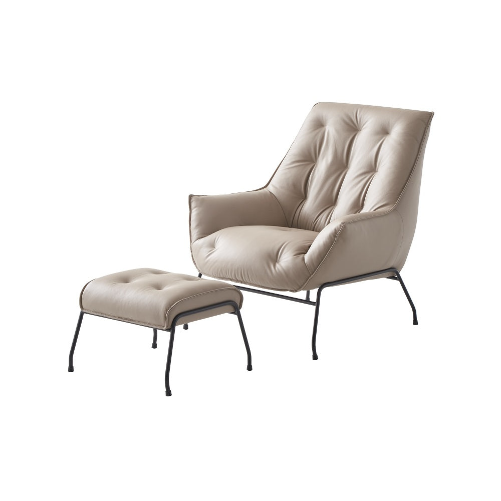 Silla decorativa tapizada Zusa de 35" de ancho