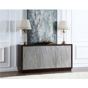 Gabinete consola rectangular Geranio de 68"L