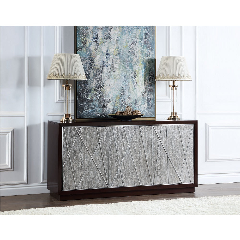 Gabinete consola rectangular Geranio de 68"L