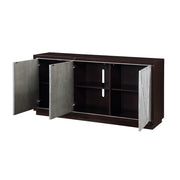 Gabinete consola rectangular Geranio de 68"L