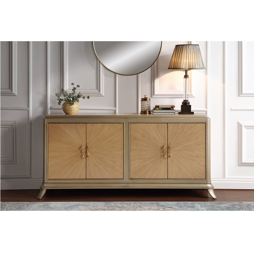 Gabinete consola rectangular Dodie de 73.46 "de largo