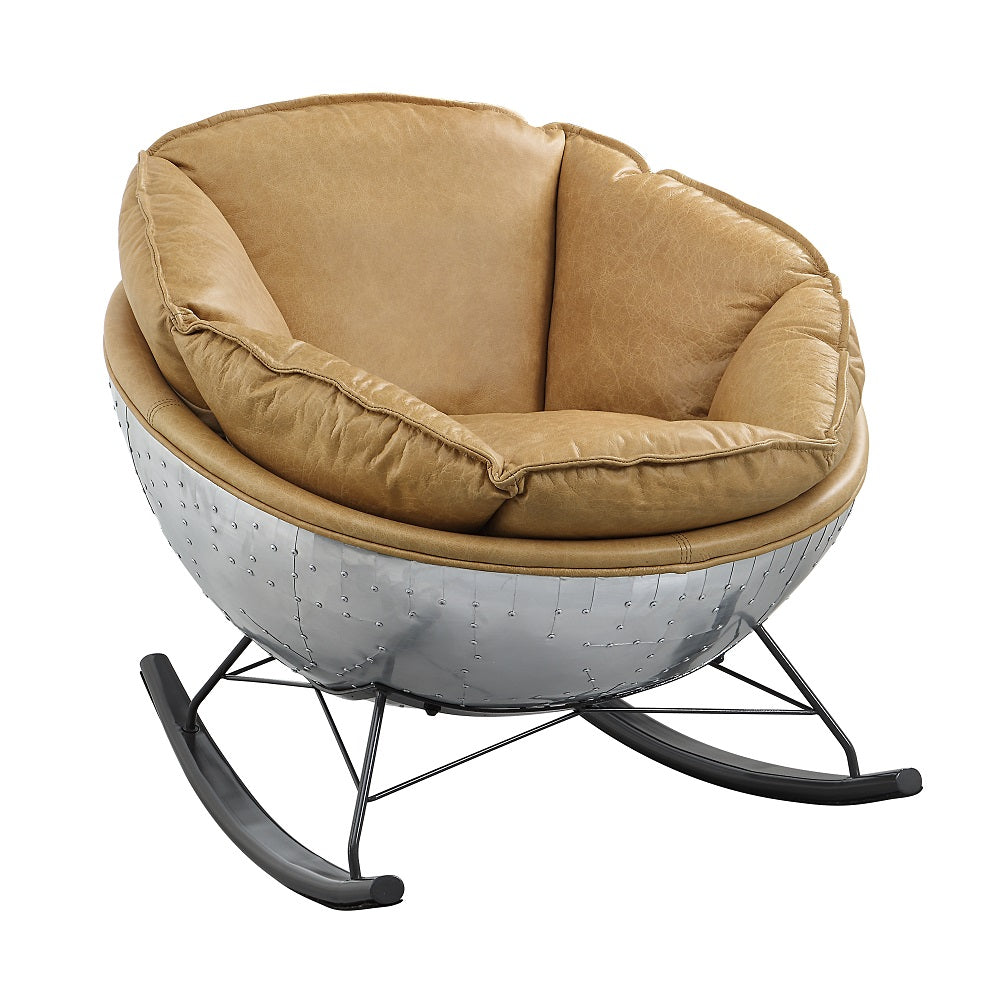 Mecedora Pippin Boucle de 37" de ancho