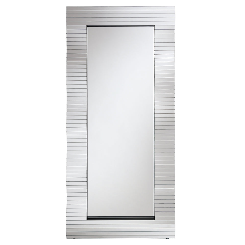 Espejo de piso con acento Dominic de 71" de alto