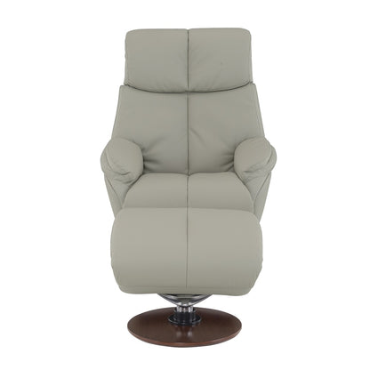 Kandoro Accent Chair with Swivel & Ottoman