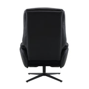 Sillón Labonita con asiento giratorio y otomana