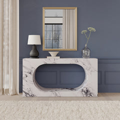 Mesa consola rectangular Fritzy de 59" de largo